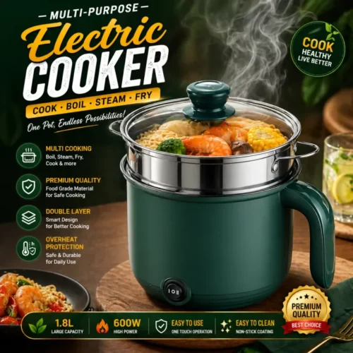 Sf32e24585551473e844bb93e720db755u.jpg_720x720q80.jpg_ Mini Electric Rice Cooker 1.8 L Non-stick Cooking Machine Double Layer Hot Pot Multifunction Electric Rice Cooker 220V